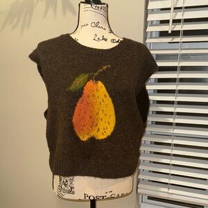 Cider Wool Pear Sweater Vest